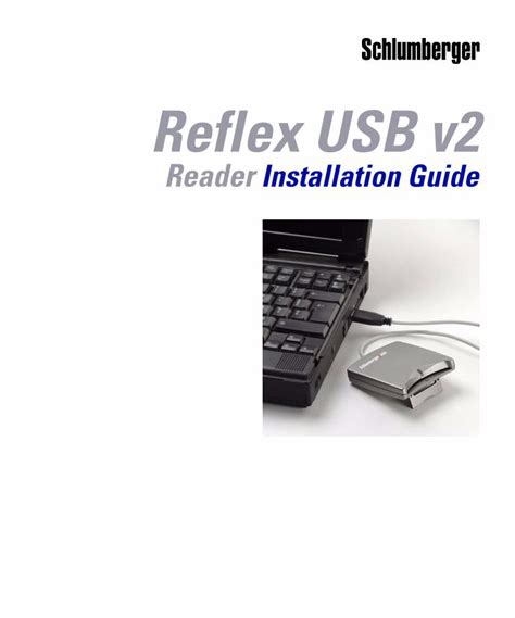 schlumberger reflex usb setup